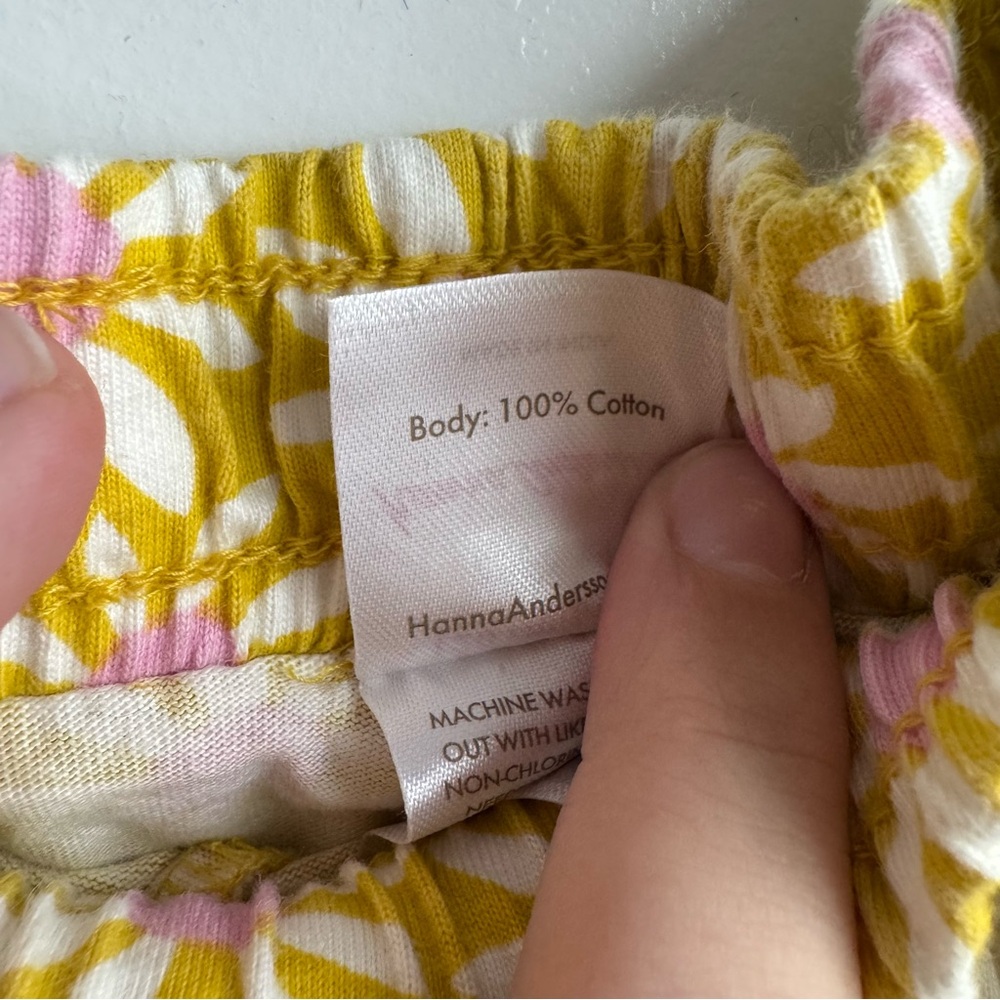 Hanna Andersson Yellow Daisy & Ladybug Skort 120 / 6-7 - Picture 8 of 8